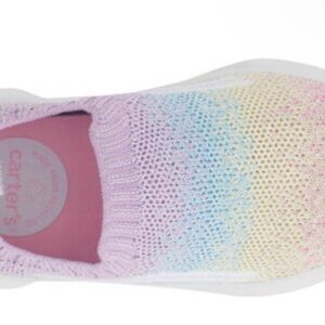 Carter's Pink and Blue Sneakers Lightweight Knit Slip-On